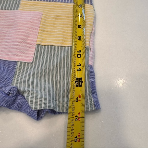 Ralph Lauren Baby Infant Patchwork Polo Shortall Romper 3M Multi-Color - Picture 7 of 9